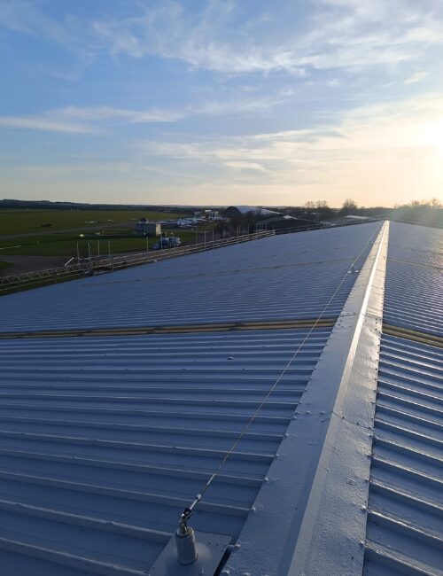 Finished roof repair IWM Duxford