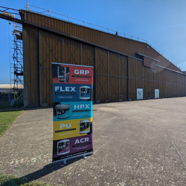 TriRoof Systems outside IWM Duxford