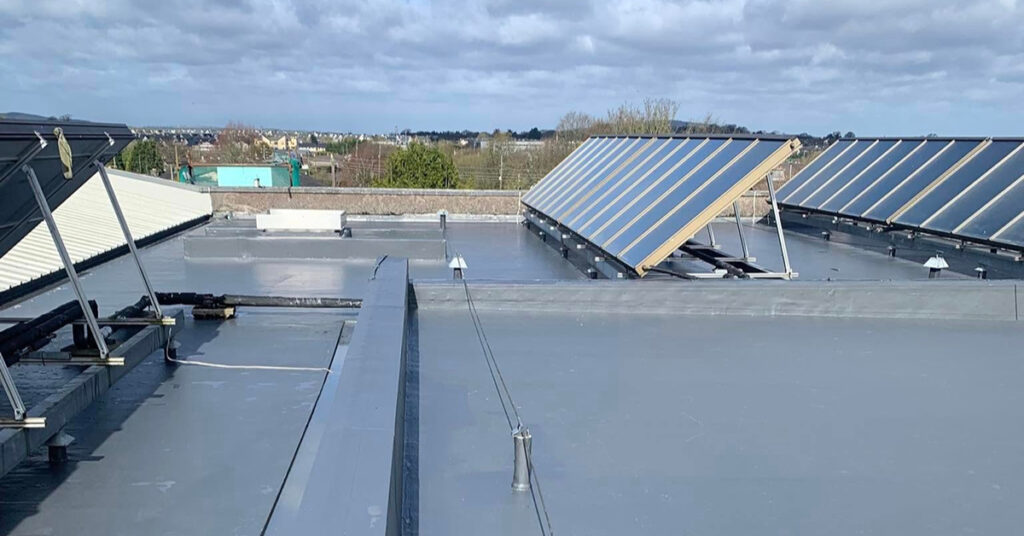 Completed Flat Roof - K Leisure Newbridge