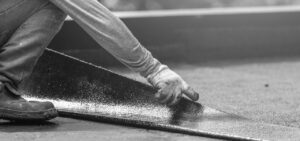 Roofing materials for flat roofing refurbishment